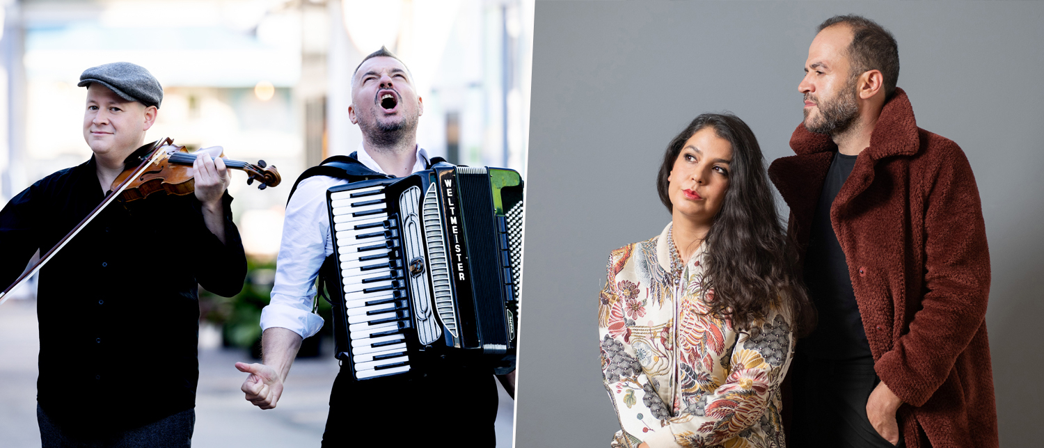 Pavel Shalman + Boki Radenkovic / Orwa Saleh + Özlem Bulut - Doppelkonzert - Sargfabrik © Sargfabrik